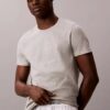 Camiseta de gola redonda com corte clássico, pacote de 3 peças da Cotton Classics Camiseta de gola redonda com corte clássico, pacote de 3 peças da Cotton Classics