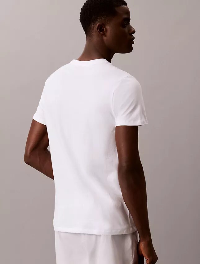 Camiseta de gola redonda com corte clássico, pacote de 3 peças da Cotton Classics Camiseta de gola redonda com corte clássico, pacote de 3 peças da Cotton Classics