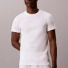 Camiseta de gola redonda com corte clássico, pacote de 3 peças da Cotton Classics Camiseta de gola redonda com corte clássico, pacote de 3 peças da Cotton Classics