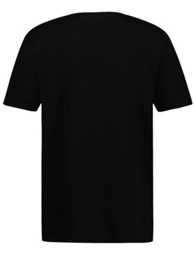 Camiseta de gola redonda com logótipo Ckj em destaque para meninos