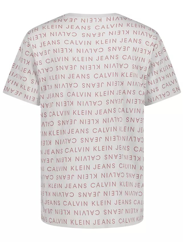 Camiseta de gola redonda com palavras por toda a peça para meninos Camiseta de gola redonda com palavras por toda a peça para meninos