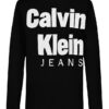 Camiseta de manga comprida com logótipo Ckj em negrito para meninos Camiseta de manga comprida com logótipo Ckj em negrito para meninos