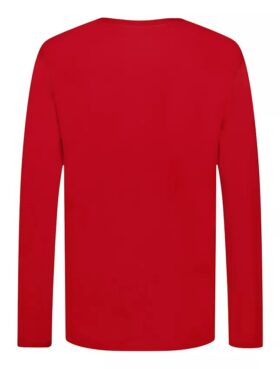Camiseta de manga comprida com logótipo Ckj em negrito para meninos