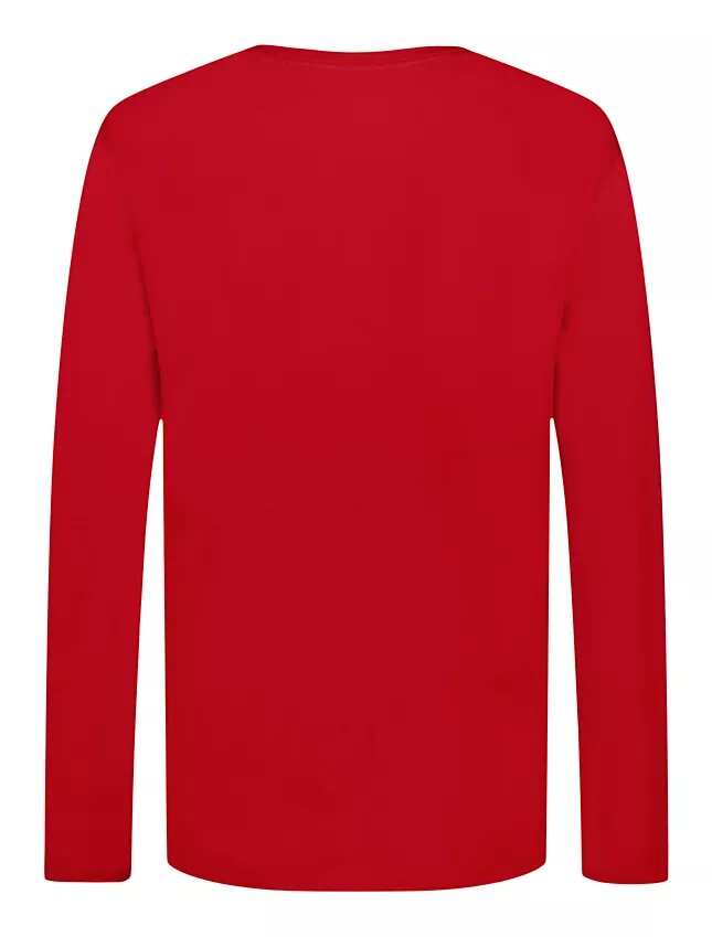 Camiseta de manga comprida com logótipo Ckj em negrito para meninos Camiseta de manga comprida com logótipo Ckj em negrito para meninos