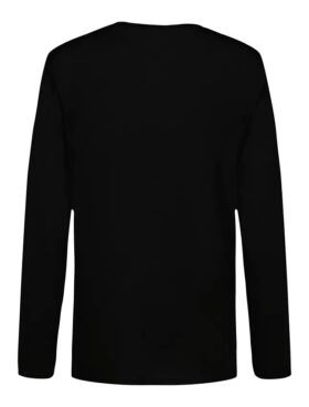 Camiseta de manga comprida com logótipo Ckj em negrito para meninos