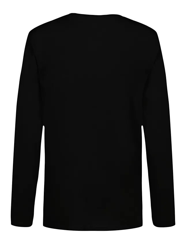 Camiseta de manga comprida com logótipo Ckj em negrito para meninos Camiseta de manga comprida com logótipo Ckj em negrito para meninos