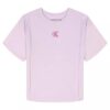 Camiseta de meninas com Monogram e pregas