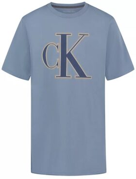 Camiseta de meninos com logótipo Monogram em ponto de corrente