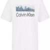 Camiseta para meninos com silhueta de Nova Iorque Camiseta para meninos com silhueta de Nova Iorque