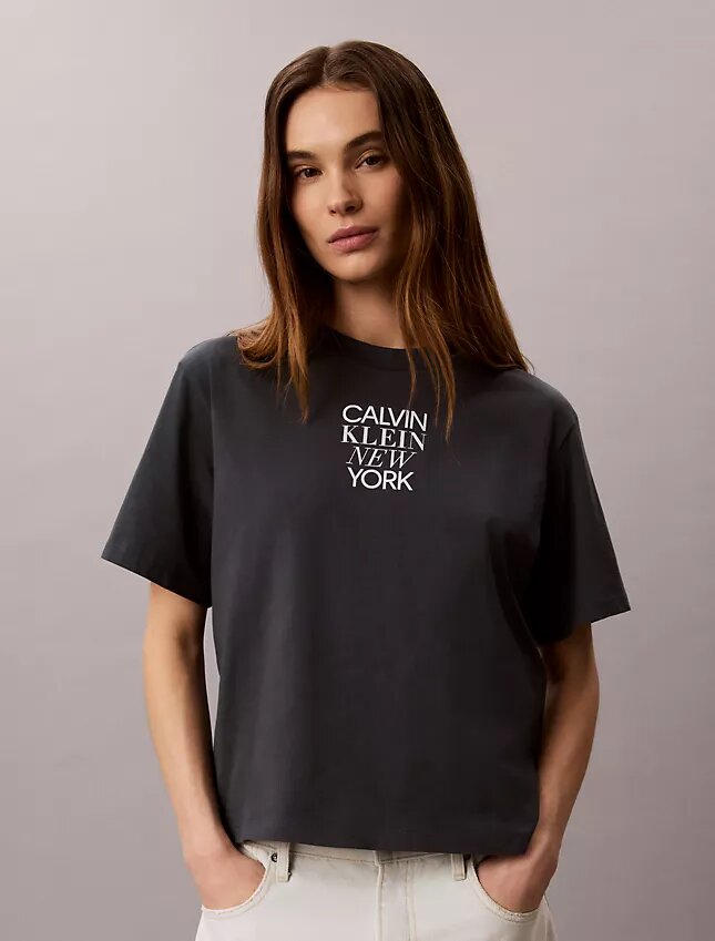 Camisola Boxy com Estampado Fotográfico CK One Camisola Boxy com Estampado Fotográfico CK One