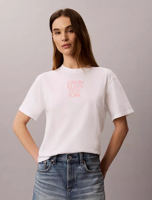 Camisola Boxy com Estampado Fotográfico CK One Camisola Boxy com Estampado Fotográfico CK One