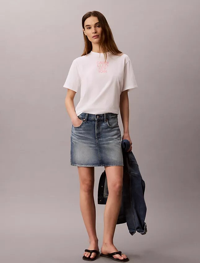 Camisola Boxy com Estampado Fotográfico CK One Camisola Boxy com Estampado Fotográfico CK One