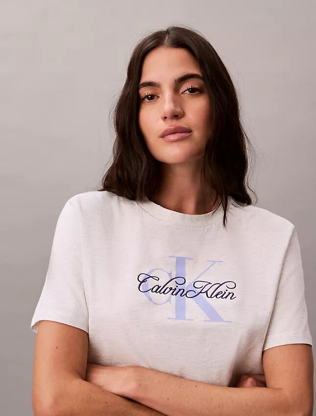 Camisola clássica com gráfico Script Monologo Camisola clássica com gráfico Script Monologo