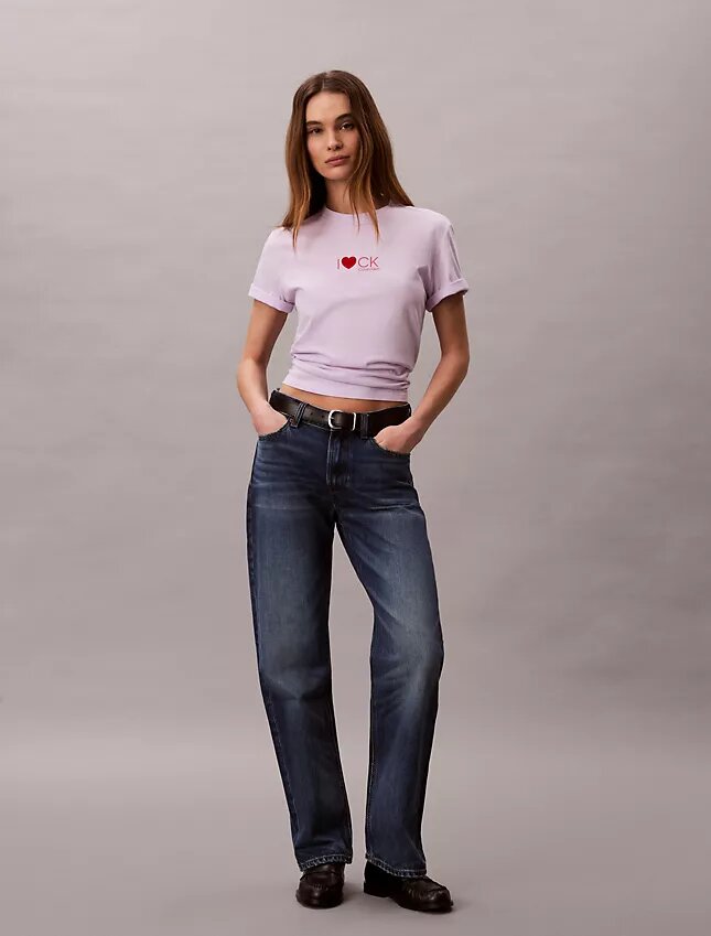 Camisola clássica com logótipo de coração Camisola clássica com logótipo de coração