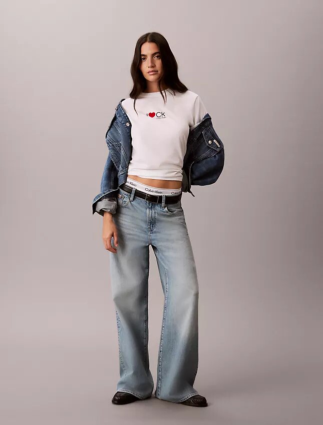 Camisola clássica com logótipo de coração Camisola clássica com logótipo de coração