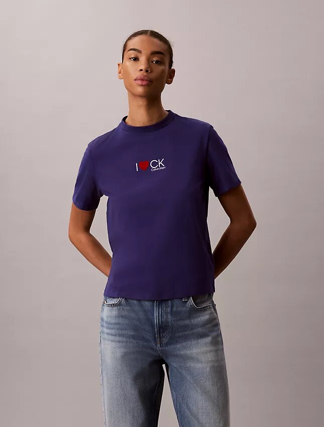 Camisola clássica com logótipo de coração Camisola clássica com logótipo de coração