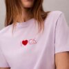 Camisola clássica com logótipo de coração Camisola clássica com logótipo de coração