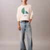 Camisola clássica com logótipo em blocos de cor