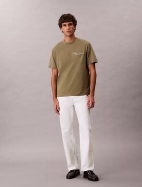 Camisola clássica com logótipo em letras pequenas