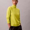 Camisola clássica de gola alta em lã merino Camisola clássica de gola alta em lã merino