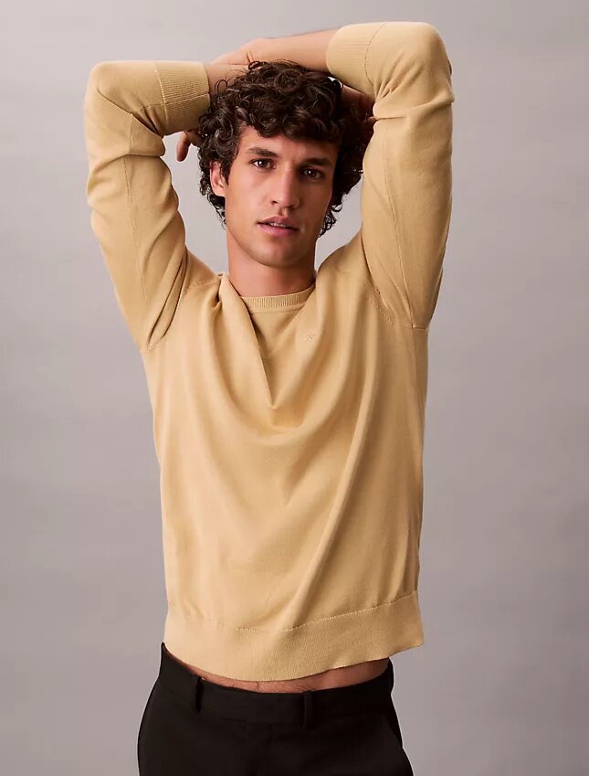 Camisola clássica em algodão Supima Camisola clássica em algodão Supima