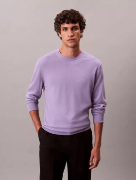 Camisola clássica em lã merino