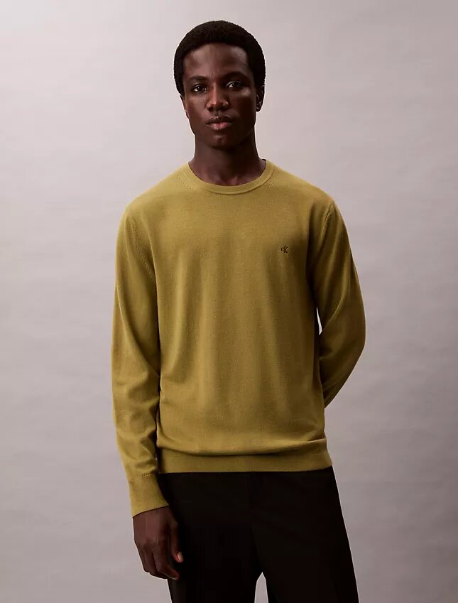 Camisola clássica em lã merino Camisola clássica em lã merino