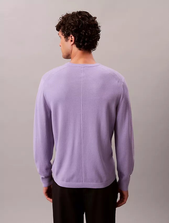 Camisola clássica em lã merino Camisola clássica em lã merino