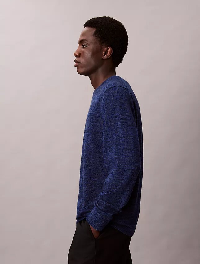 Camisola clássica em lã merino Camisola clássica em lã merino