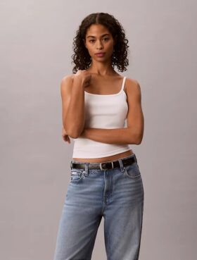 Camisola com canelado