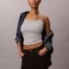Camisola com canelado