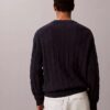 Camisola com canelado e logótipo em todo o tecido Camisola com canelado e logótipo em todo o tecido