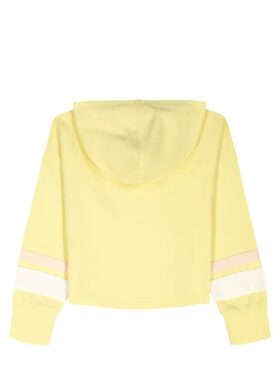 Camisola com capuz e Monogram para meninas