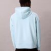 Camisola com capuz em felpo com logótipo padrão Camisola com capuz em felpo com logótipo padrão