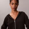 Camisola com capuz em malha folgada Camisola com capuz em malha folgada