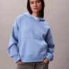 Camisola com capuz em malha polar com logótipo de arquivo Camisola com capuz em malha polar com logótipo de arquivo