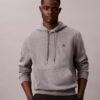 Camisola com capuz em malha polar com logótipo de arquivo Camisola com capuz em malha polar com logótipo de arquivo