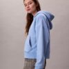 Camisola com capuz em malha polar com logótipo de arquivo Camisola com capuz em malha polar com logótipo de arquivo