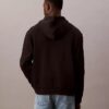 Camisola com capuz em malha polar com logótipo de arquivo Camisola com capuz em malha polar com logótipo de arquivo