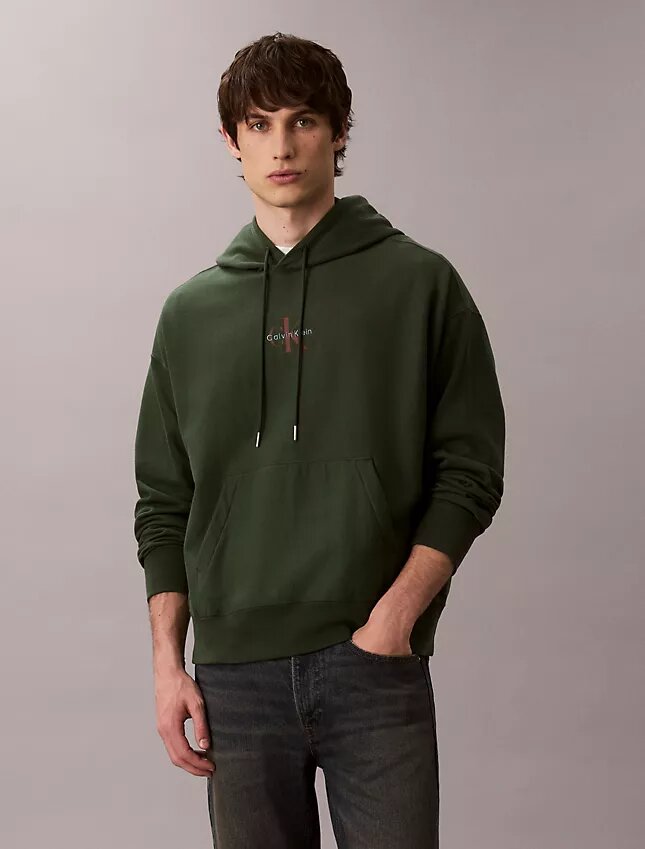 Camisola com capuz em malha polar premium Monologo Camisola com capuz em malha polar premium Monologo
