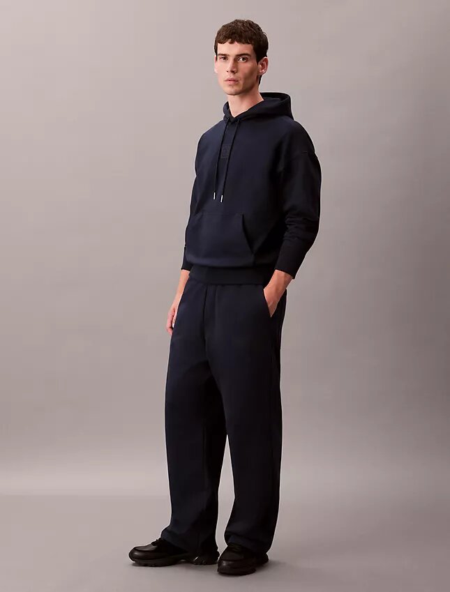 Camisola com capuz em tecido felpudo com logótipo Camisola com capuz em tecido felpudo com logótipo