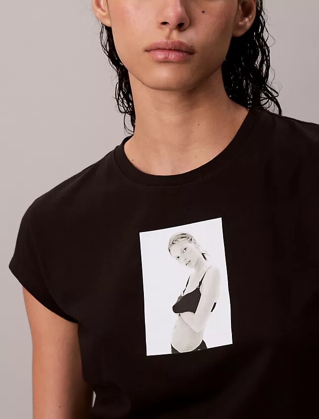 Camisola com estampa de Kate Moss Camisola com estampa de Kate Moss