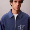 Camisola com logótipo Monogram e fecho de correr de um quarto Camisola com logótipo Monogram e fecho de correr de um quarto