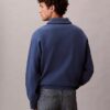 Camisola com logótipo Monogram e fecho de correr de um quarto Camisola com logótipo Monogram e fecho de correr de um quarto