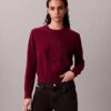 Camisola com monograma em chenille de algodão suave Camisola com monograma em chenille de algodão suave