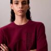 Camisola com monograma em chenille de algodão suave Camisola com monograma em chenille de algodão suave