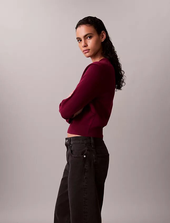 Camisola com monograma em chenille de algodão suave Camisola com monograma em chenille de algodão suave