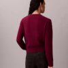 Camisola com monograma em chenille de algodão suave Camisola com monograma em chenille de algodão suave
