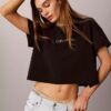 Camisola Curta Boxy Lounge Pride em Cotton Stretch Camisola Curta Boxy Lounge Pride em Cotton Stretch