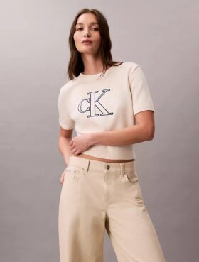 Camisola Curta com Monogram
